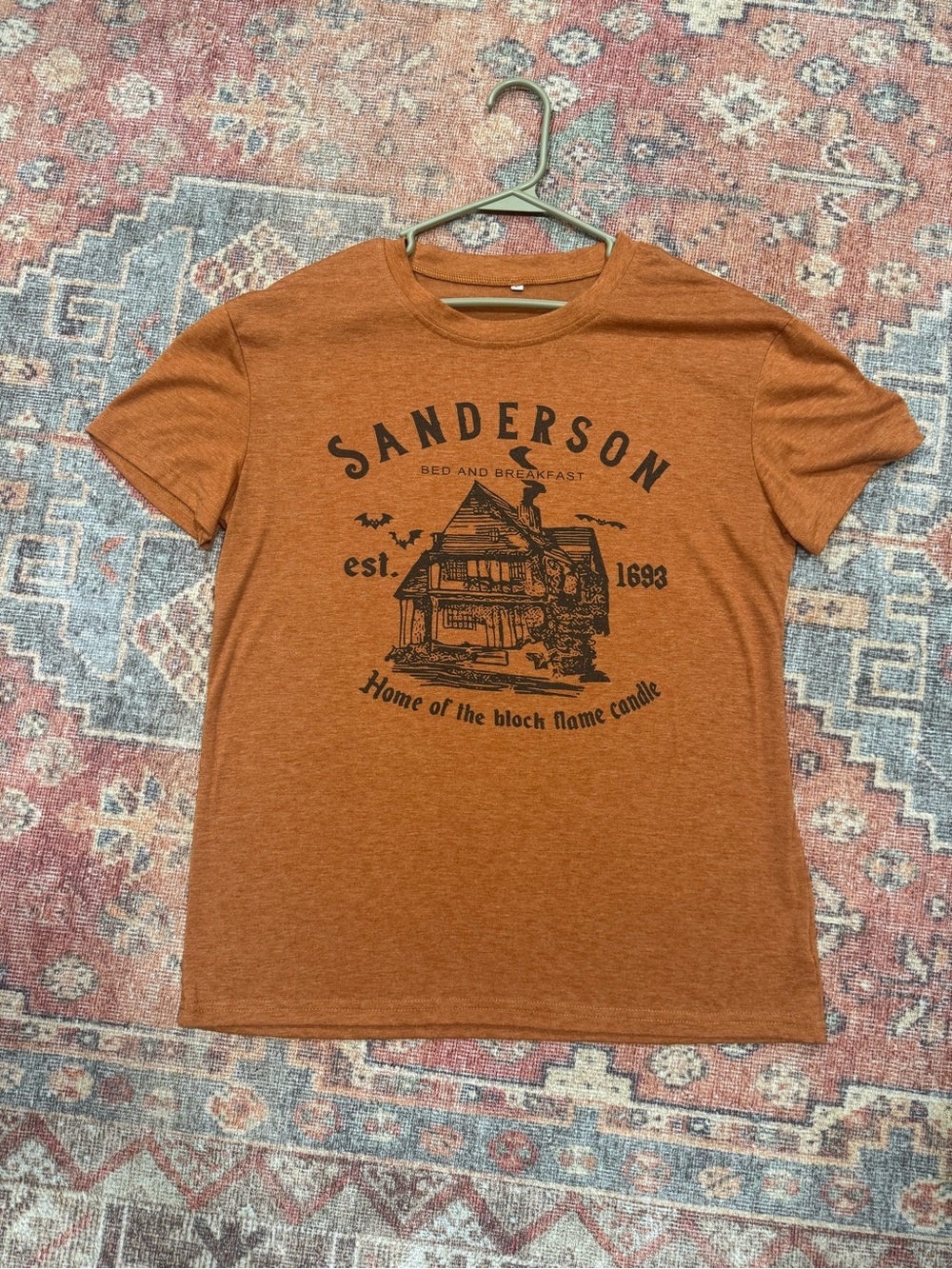 Rust Orange Graphic Tee - Men